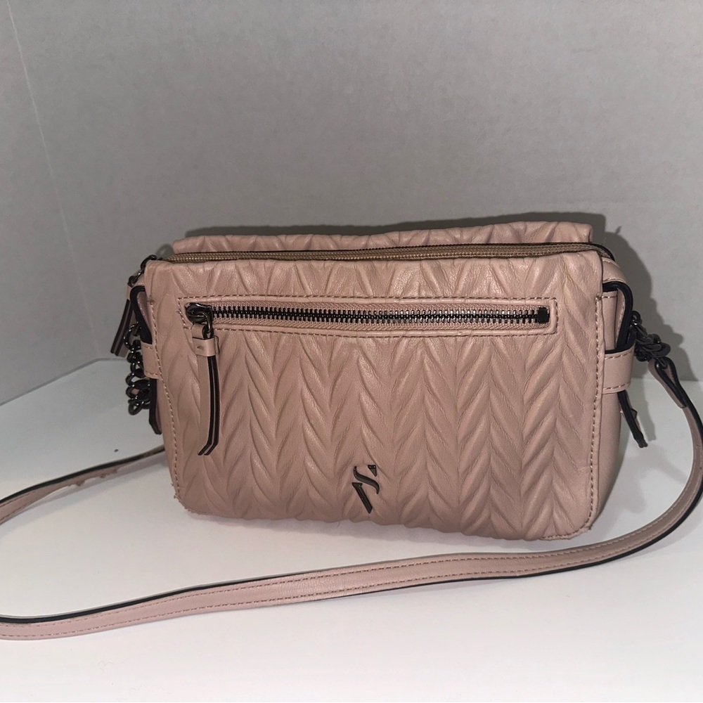 Simply Vera Vera Wang Blush Quilted Crossbody Bag